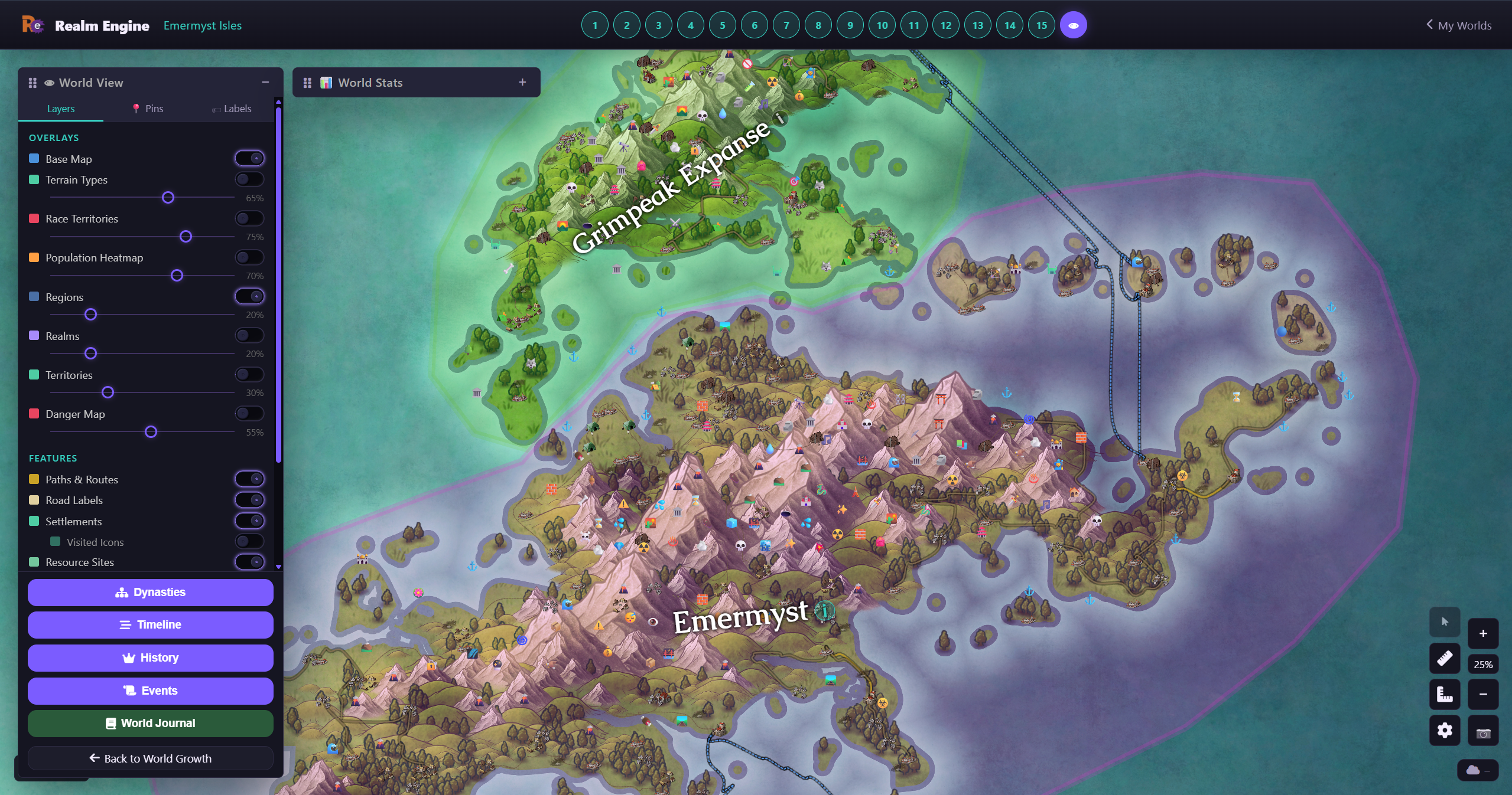 Tactical map